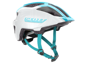 Scott Jr. Spunto – Junior Bike Helmet - Pearl White-Breeze Blue, One size