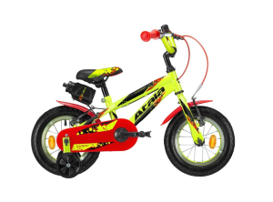 Atala Bunny Boy 12″ – Bike for boys - Neon yellow/Blue/Red